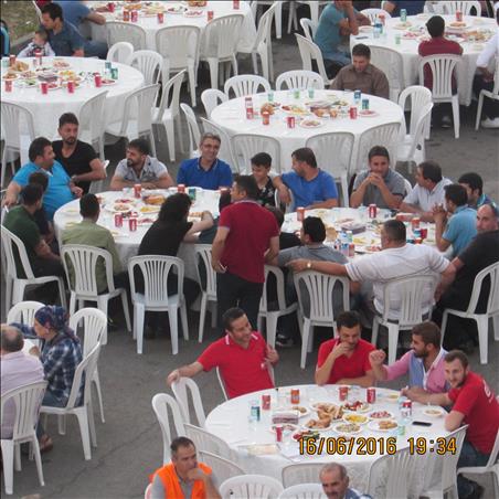 2016 yılı iftar şölenimiz